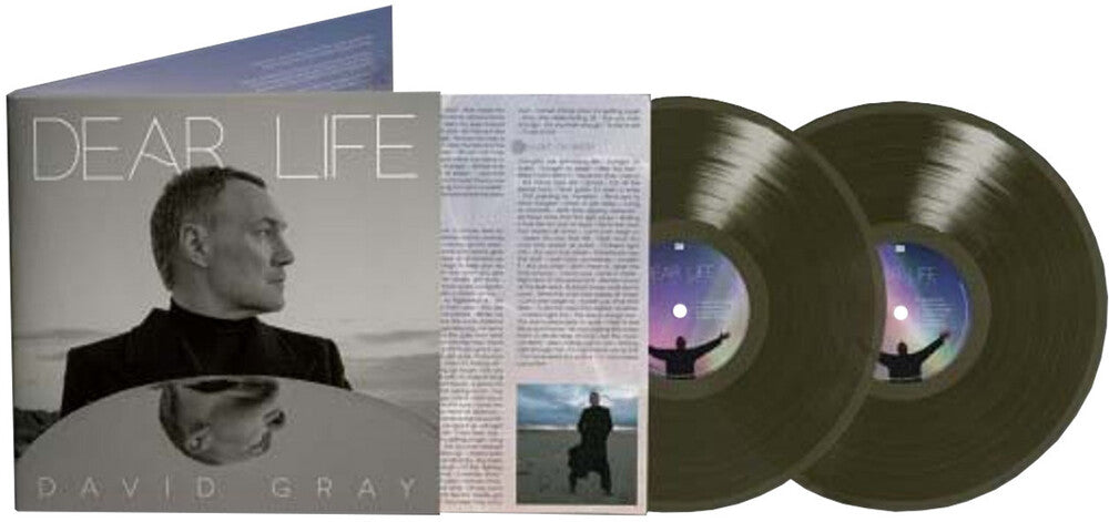 the album cover for Gray, David - Dear Life - Seaweed Green