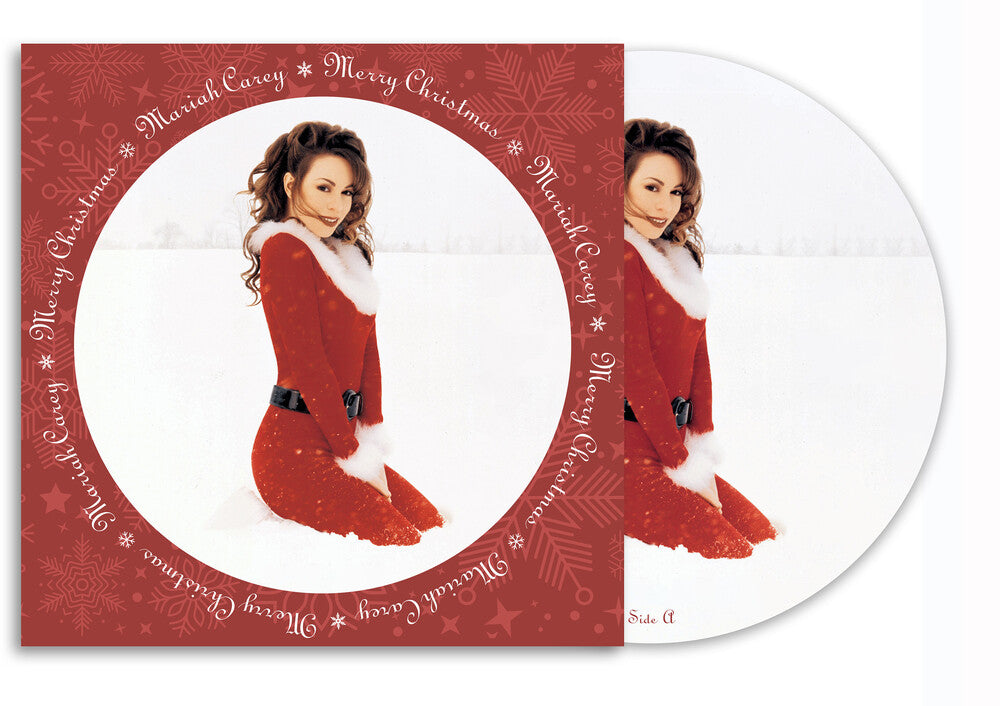 the album cover for Mariah Carey - Merry Christmas (30th Anniversary)