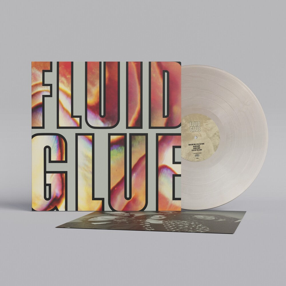 the album cover for Fluid - Glue - Silver