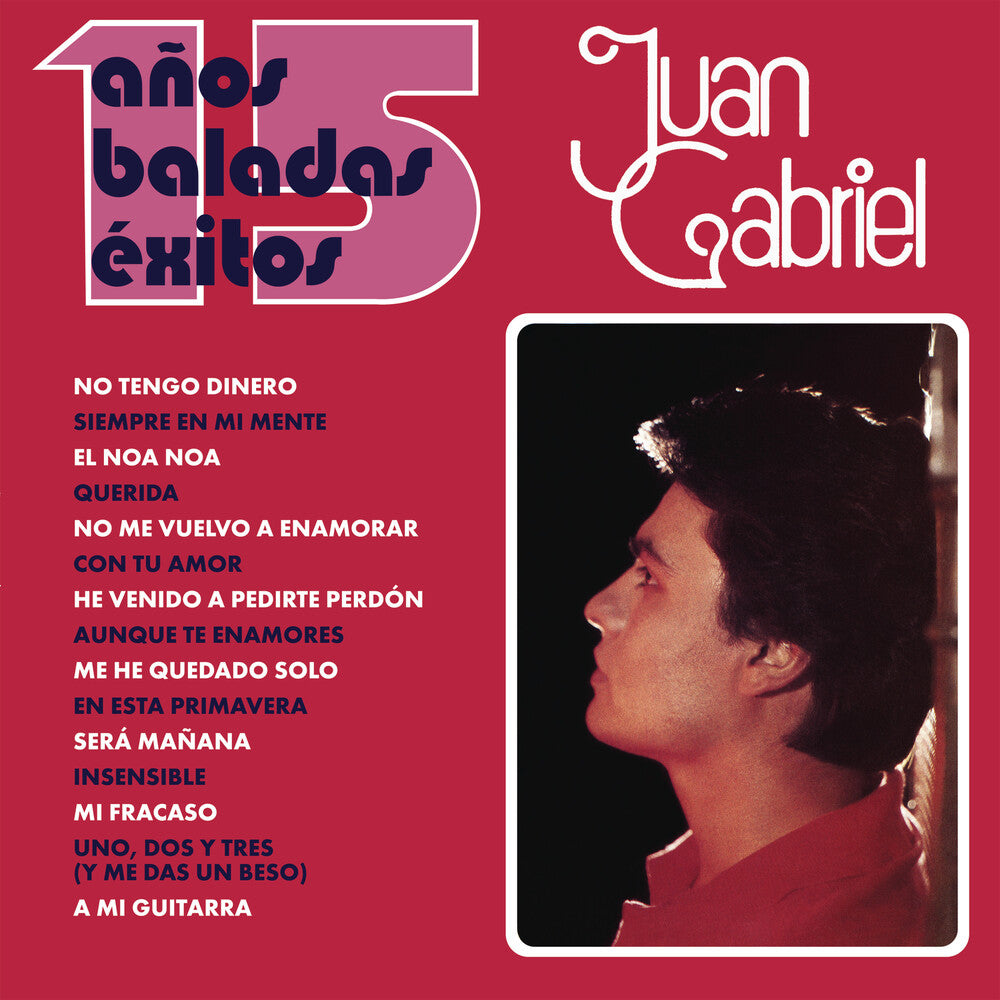 the album cover for Juan Gabriel - 15 Anos De Baladas Exitos
