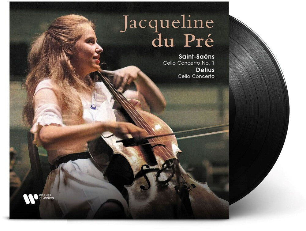 the album cover for Du Jacqueline Pre - Saint-Saens: Cello Concerto No. 1 / Delius: Cello