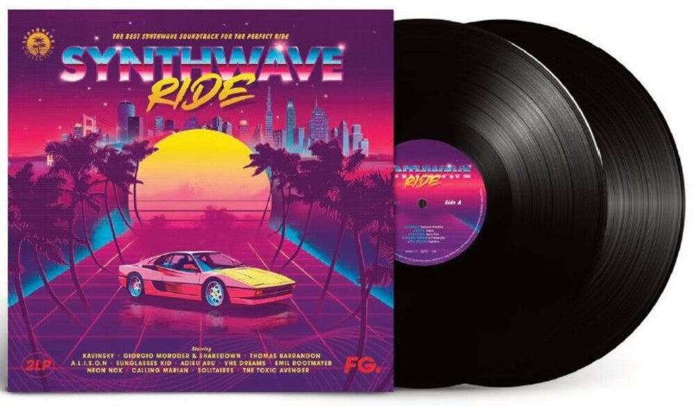 the album cover for Synthwave Ride / Various (Fra) - Synthwave Ride / Various (Fra)