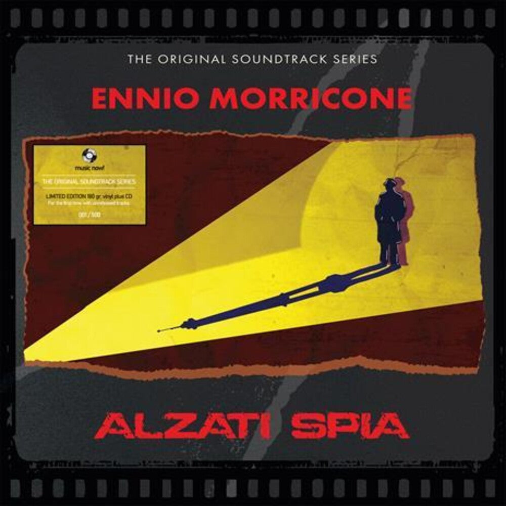 the album cover for Ennio Morricone (W/Cd) (Colv) (Ltd) (Ogv) (Ylw) - Alzati Spia - O.S.T. - Transparent Yellow Vinyl
