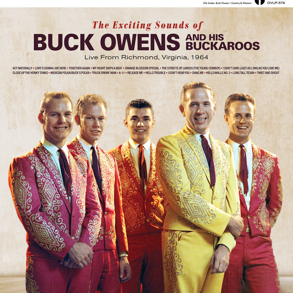 the album cover for Buck Owens & His Buckaroos - Exciting Sounds Of Buck Owens And His Buckaroos