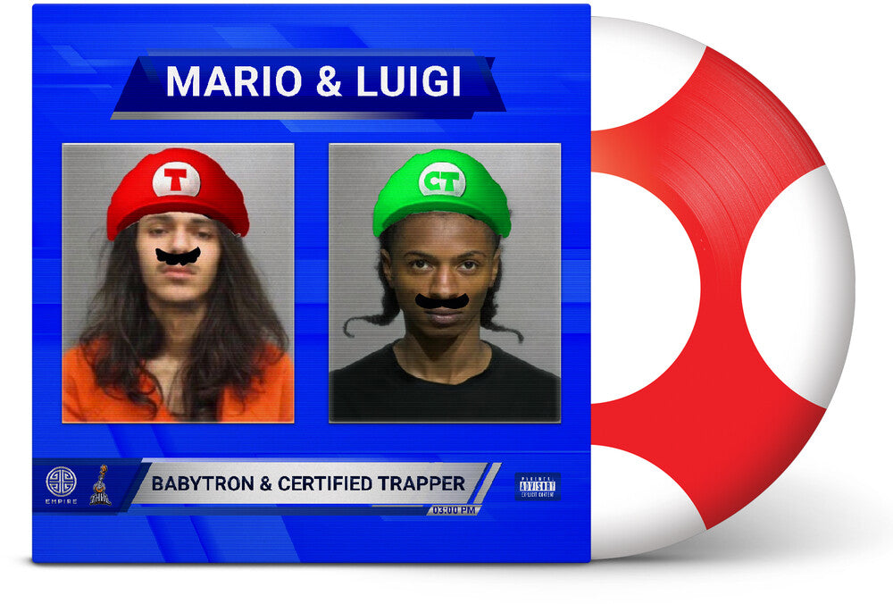 the album cover for Babytron & Certified Trapper - Mario & Luigi (Pict)