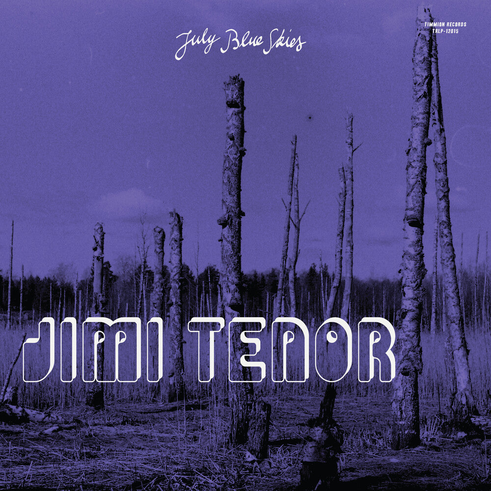 the album cover for Jimi Tenor / Cold Diamond & Mink - July Blue Skies