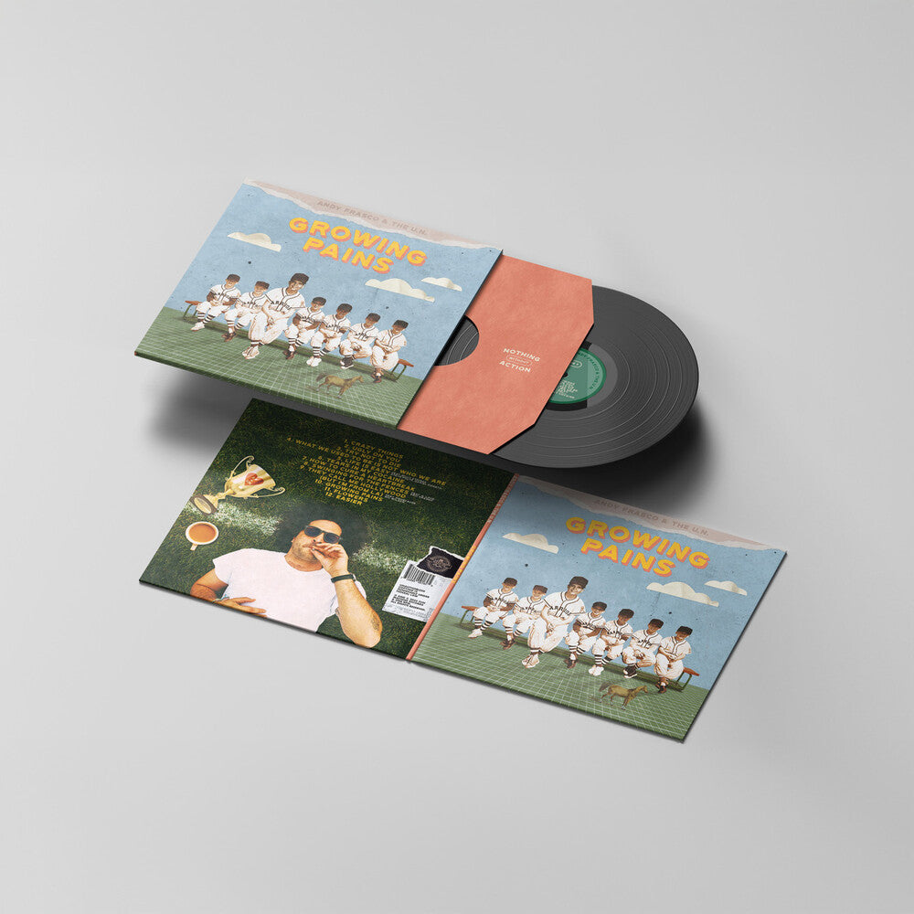 the album cover for Andy Frasco & The U.N. - Growing Pains (Gate)