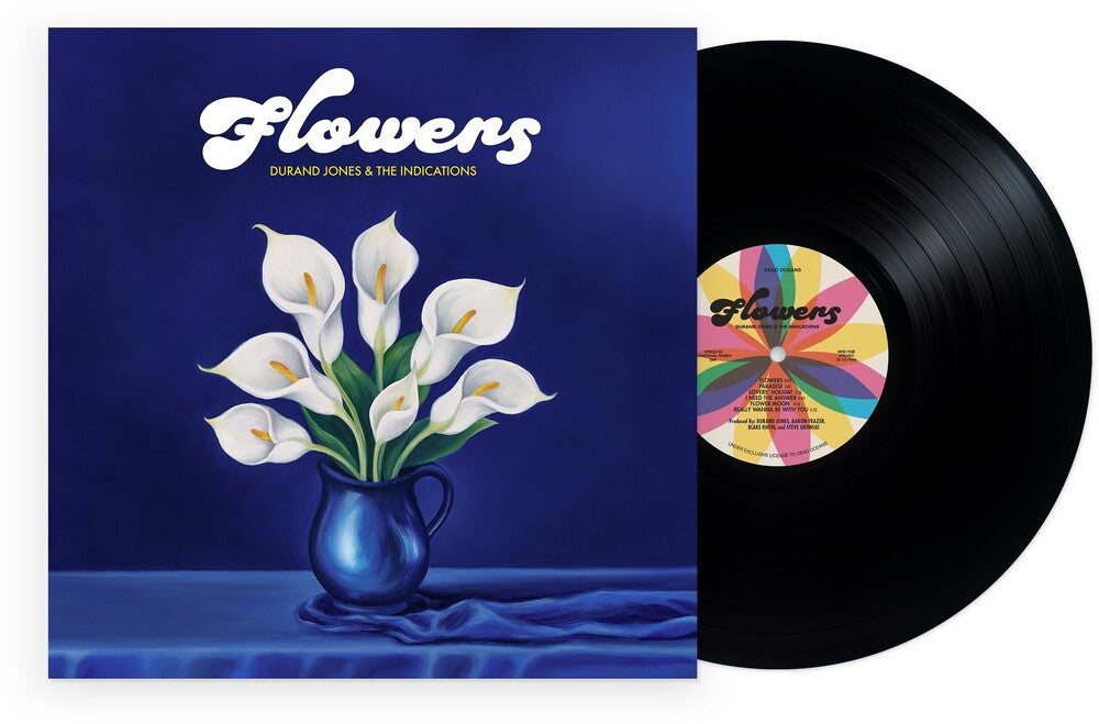 the album cover for Durand Jones & The Indications - Flowers (Blk)
