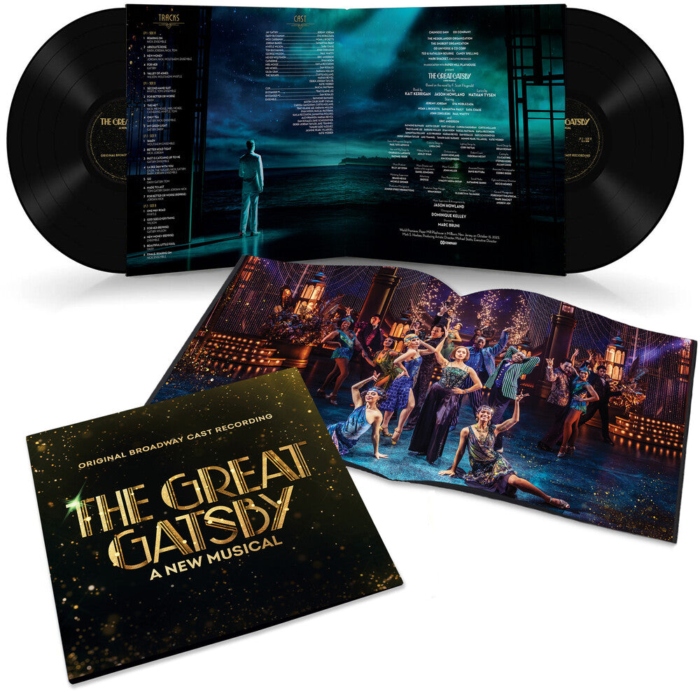 the album cover for Great Gatsby - New Musical / O.B.C.R. - Original Broadway Cast of The Great Gatsby - A New Musical