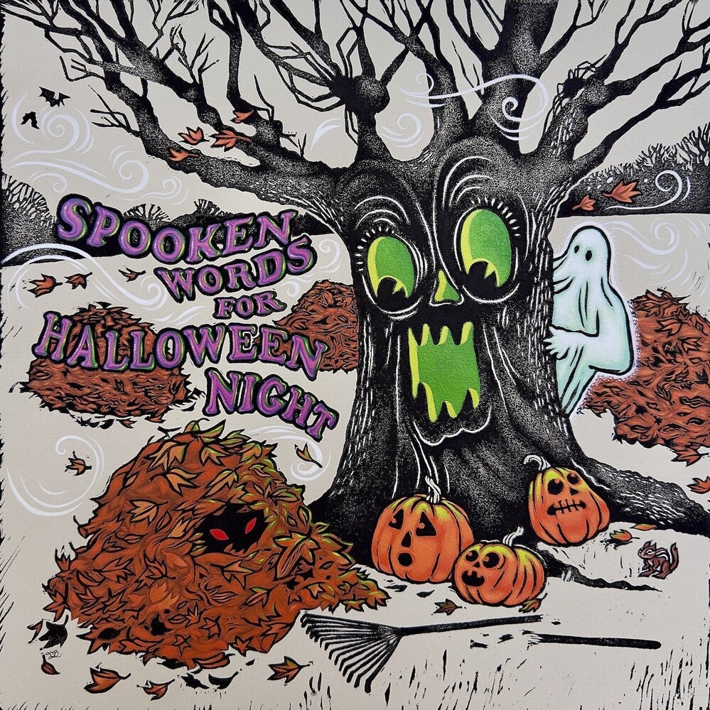 the album cover for Spooken Words For Halloween Night - O.S.T. - Spooken Words For Halloween Night - O.S.T.