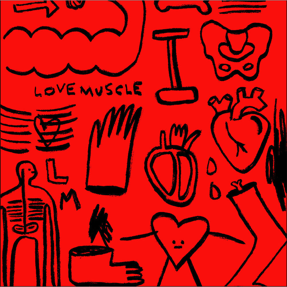 the album cover for LOVEMUSCLE (Sir Froderick and Georgie Sweet) - LOVEMUSCLE