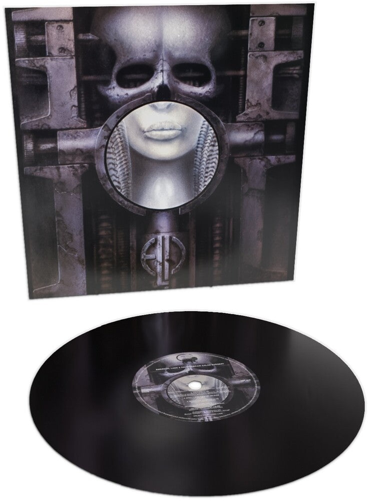 the album cover for Emerson Lake & Palmer - Brain Salad Surgery