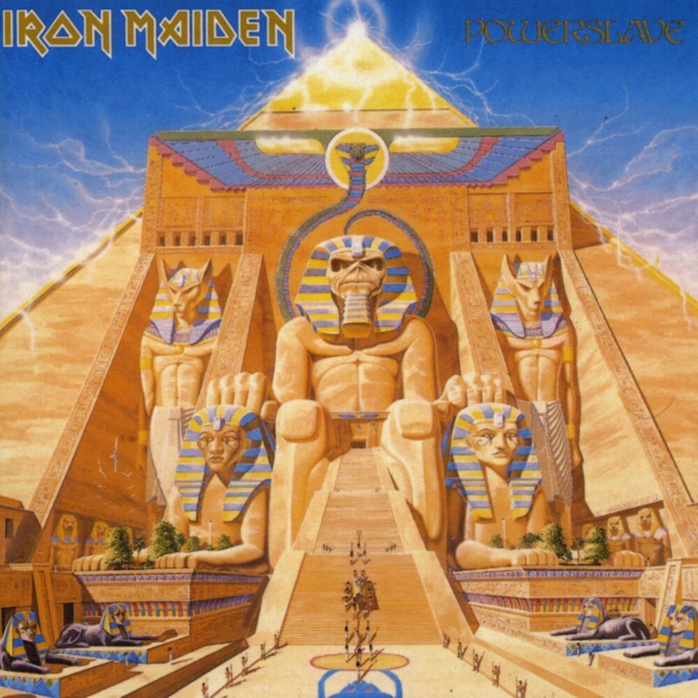 the album cover for Iron Maiden - Powerslave (2015 Remaster)