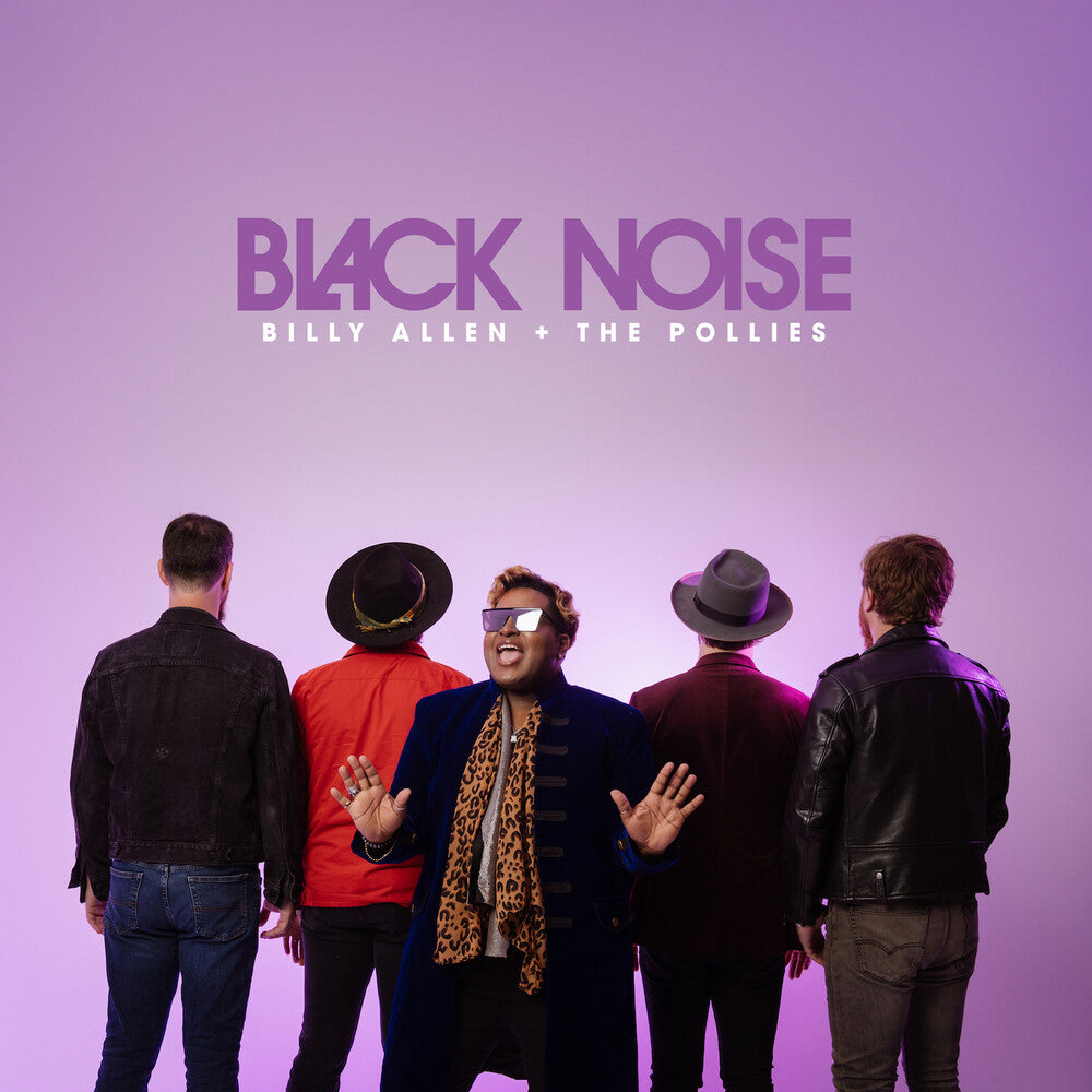 the album cover for Billy Allen / Pollies - Black Noise