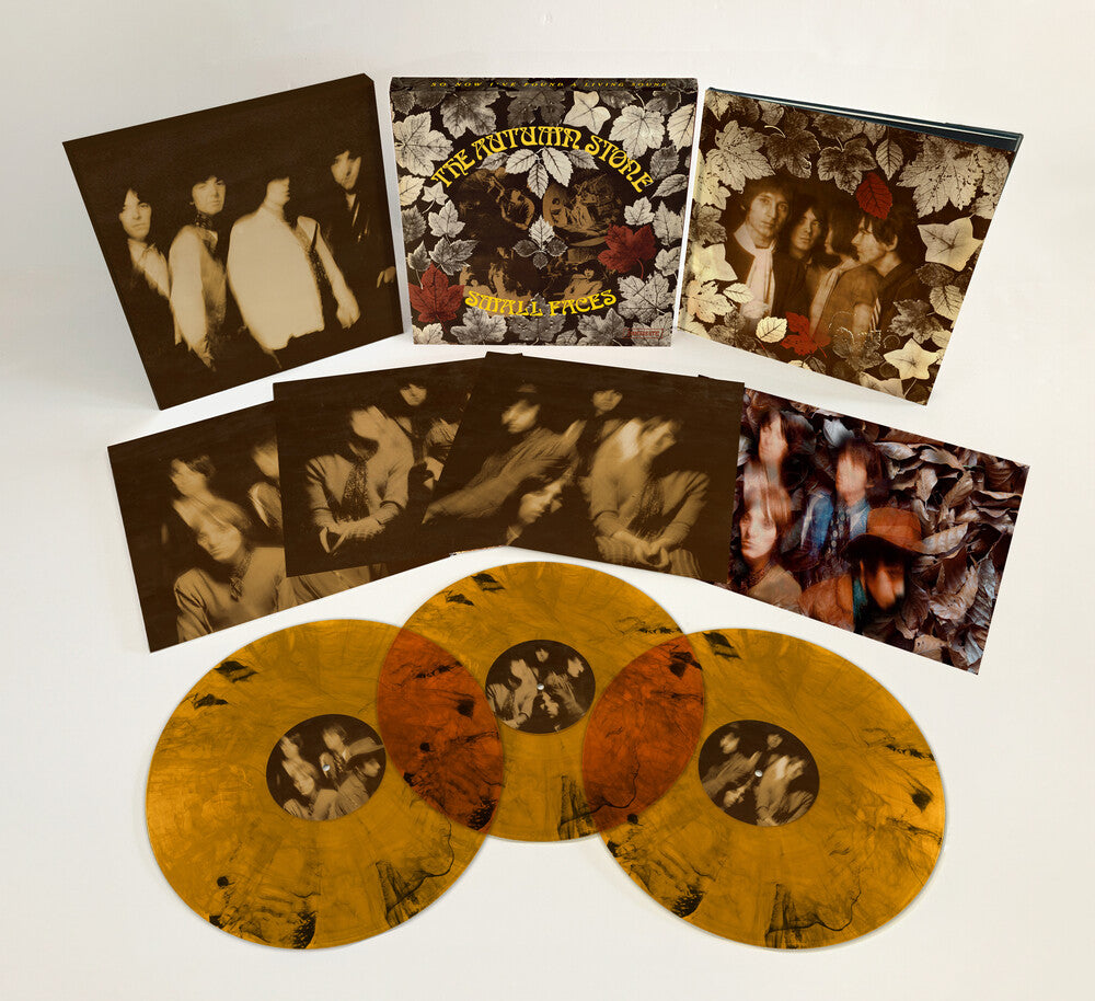 the album cover for Small Faces - Autumn Stone - Expanded Limited Anniversary Edition Autumn Orange Vinyl