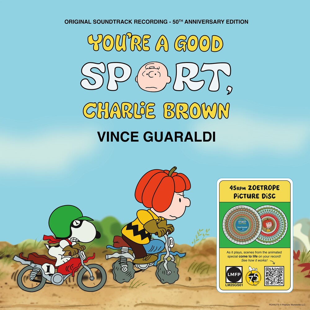 the album cover for Vince Guaraldi (Frpm) (Aniv) - You're A Good Sport, Charlie Brown - O.S.T. (Frpm)