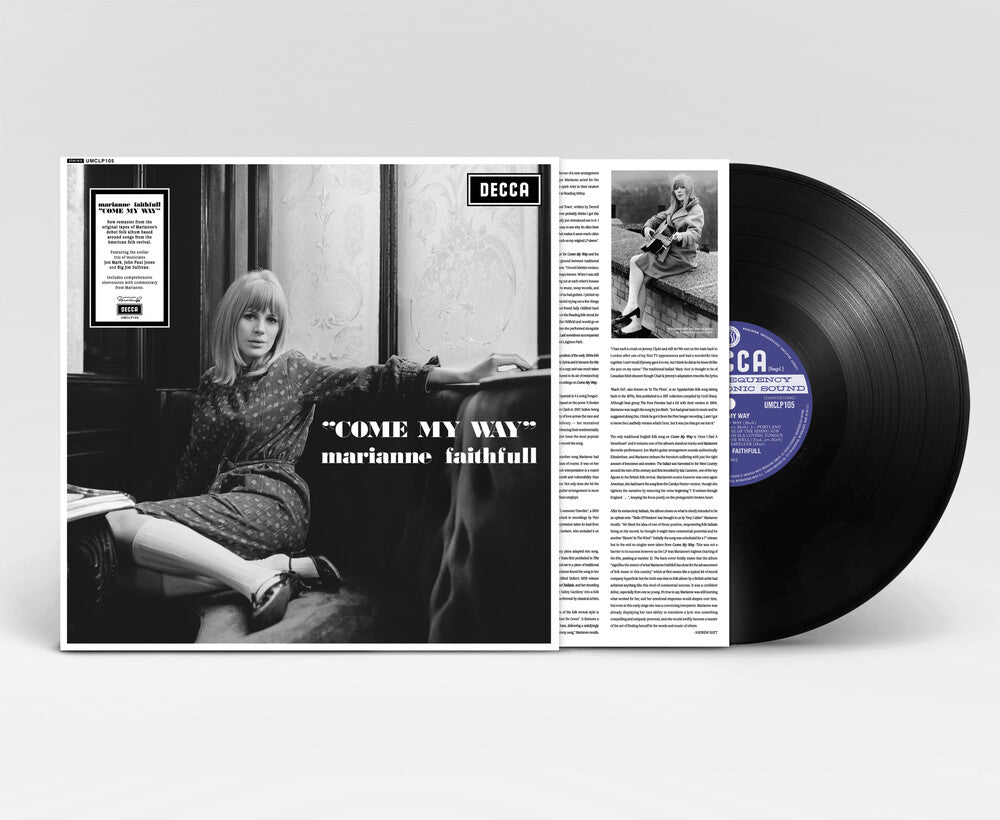 the album cover for Marianne Faithfull - Come My Way