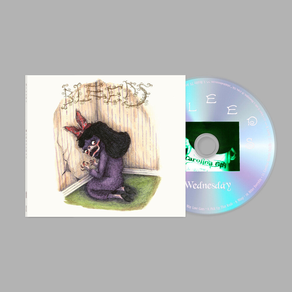 the album cover for Wednesday - Bleeds