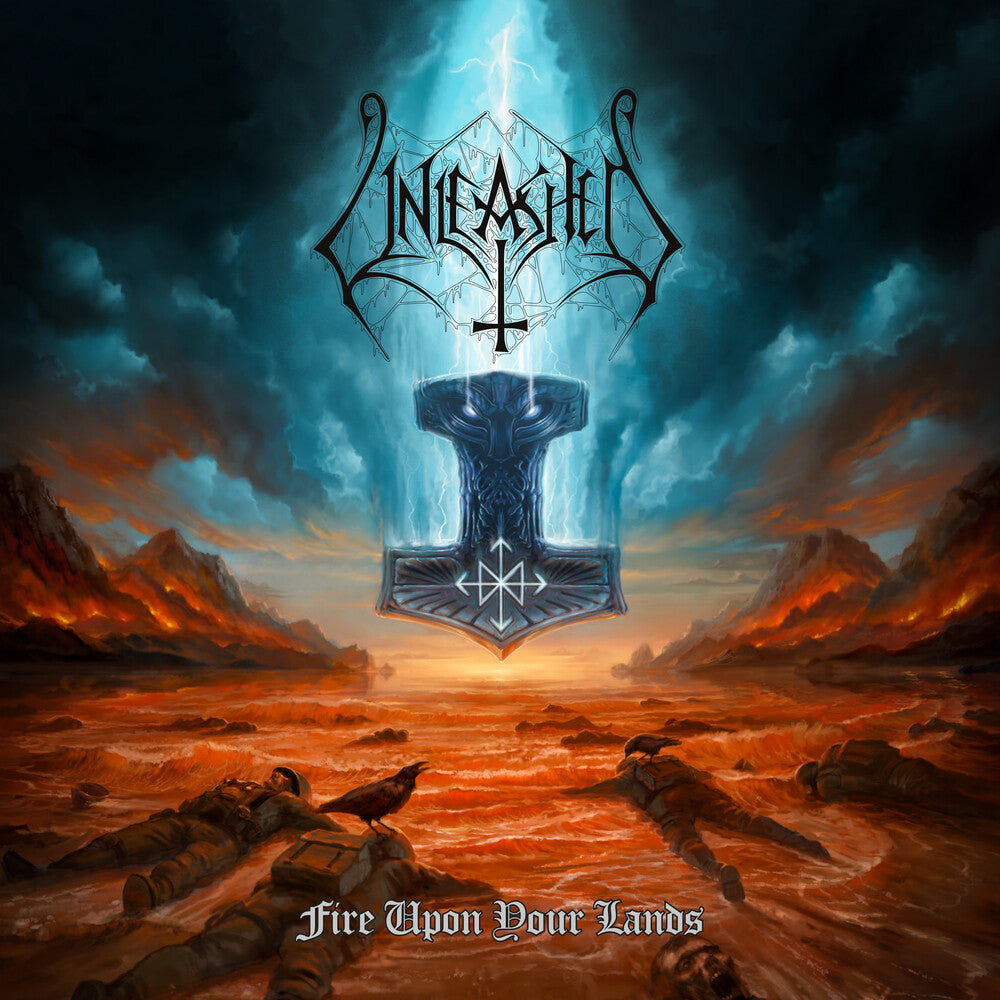 the album cover for Unleashed - Fire Upon Your Lands