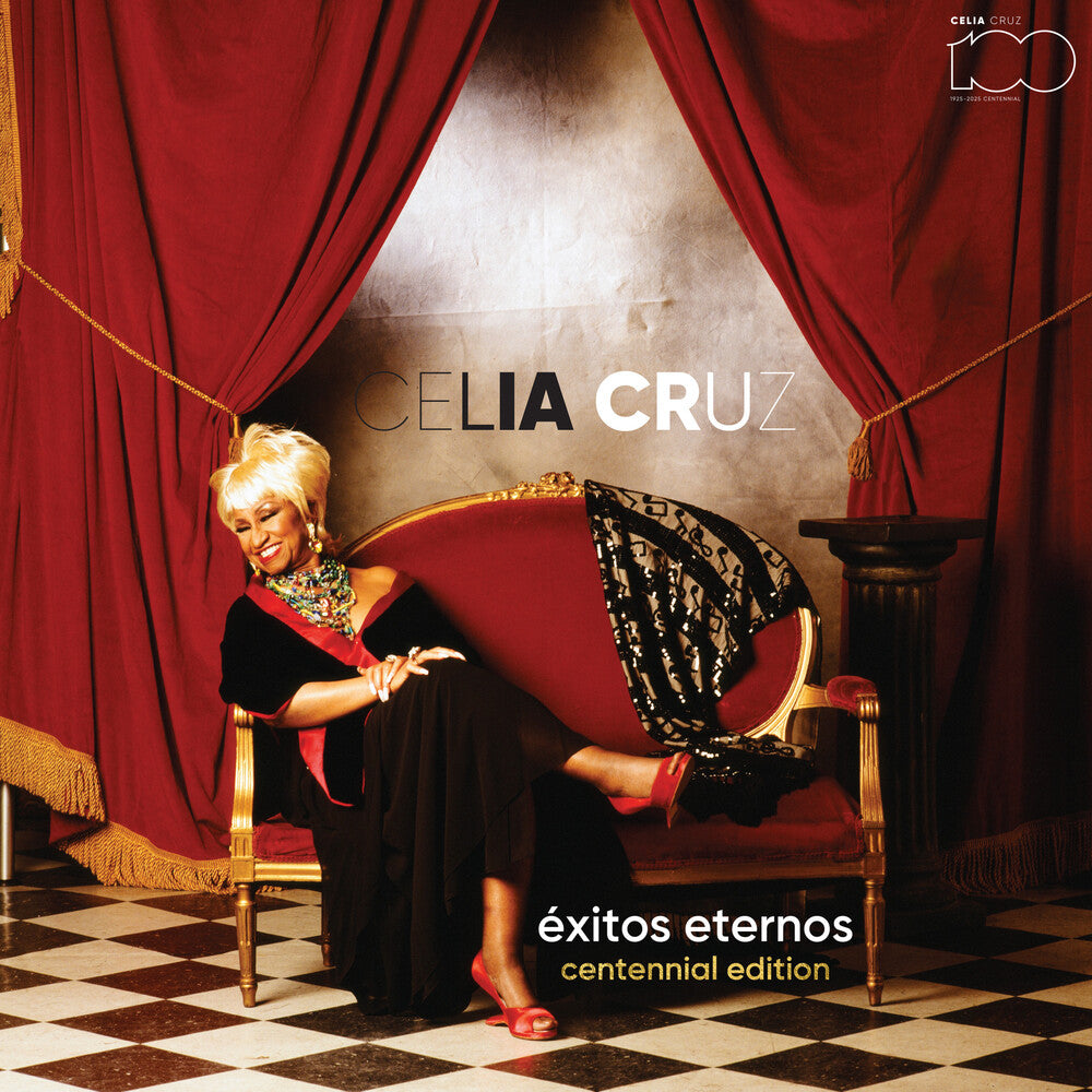 the album cover for Celia Cruz - Exitos Eternos: Centennial Edition (copper Vinyl/2lp)