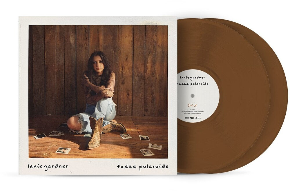 the album cover for Lanie Gardner - Faded Polaroids