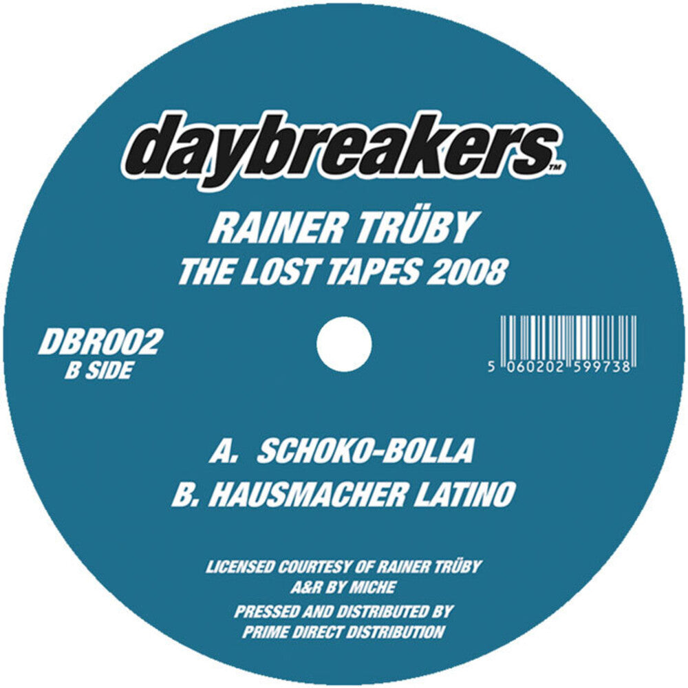 the album cover for Truby, Rainer - The Lost Tapes 2008