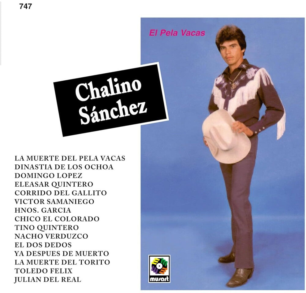 the album cover for Chalino Sanchez - El Pela Vacas (Remastered 2025)