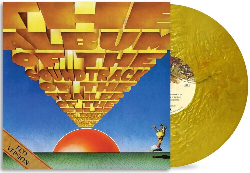 the album cover for Monty Python - The Album Of The Soundtrack Of The Trailer Of The Film Of Monty Python And The Holy Grail (50th Anniversary Edition)