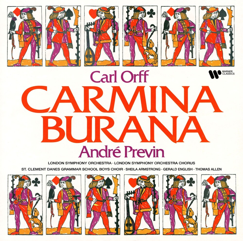 the album cover for Andre Previn / Lso - Orff: Carmina Burana