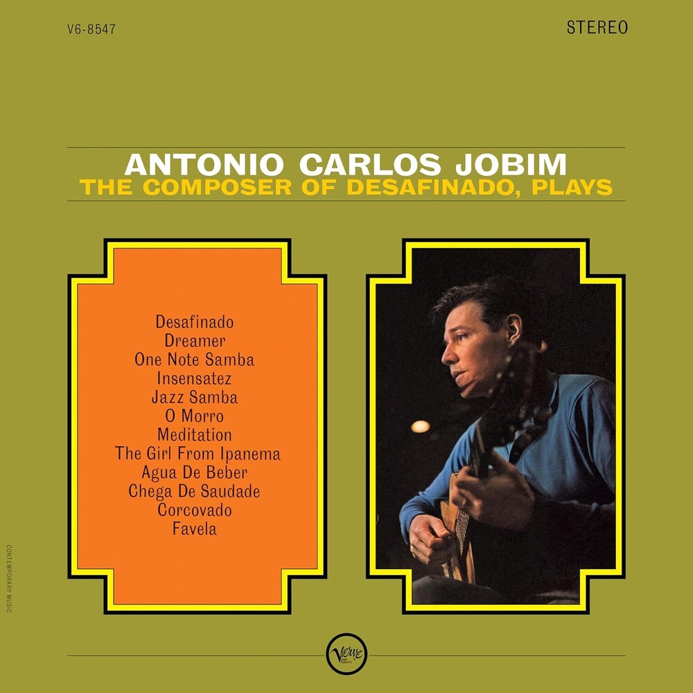 the album cover for Antonio Jobim Carlos - Composer Of Desafinado, Plays (Verve Vault Series)