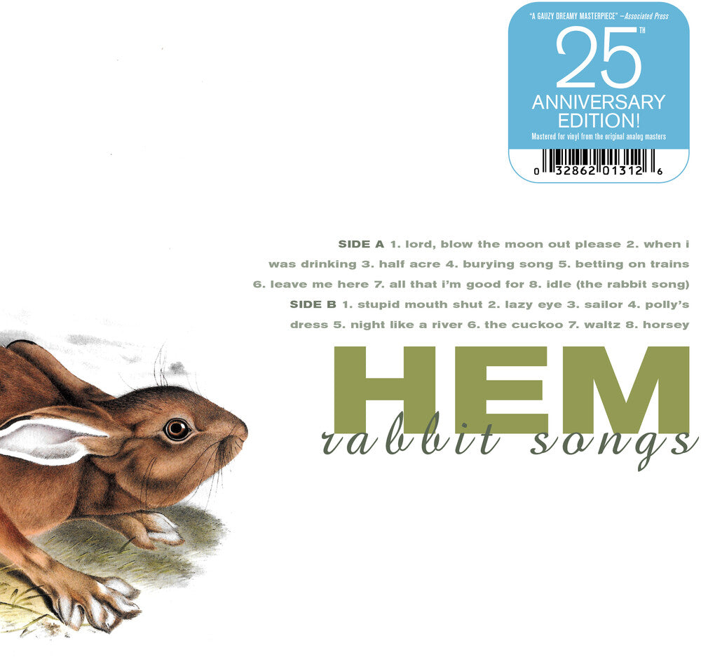 the album cover for Hem - Rabbit Songs (25th Anniversary)