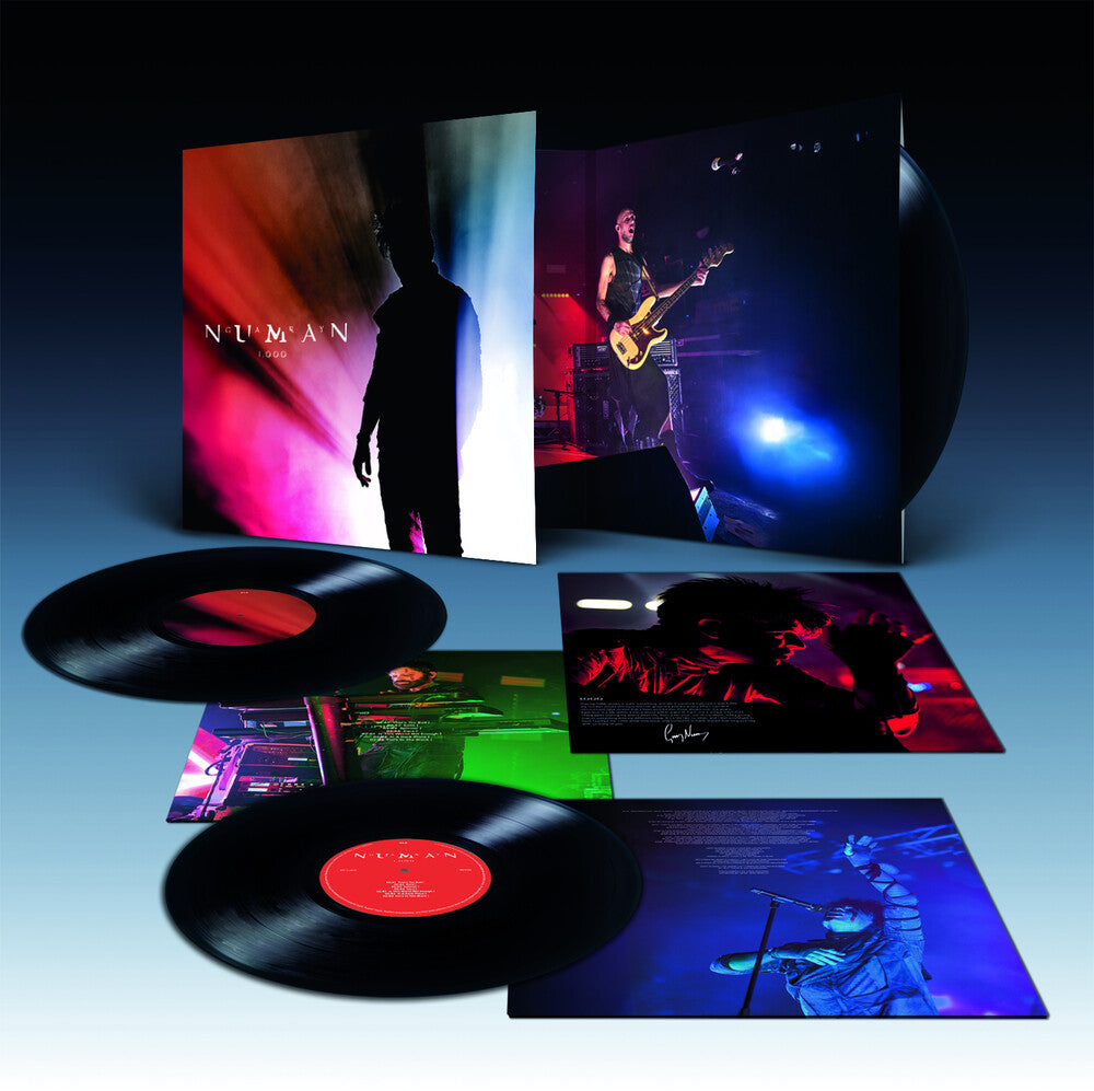 the album cover for Gary Numan - 1,000: Live at the Electric Ballroom, London