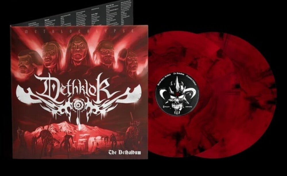 the album cover for Dethklok - The Dethalbum