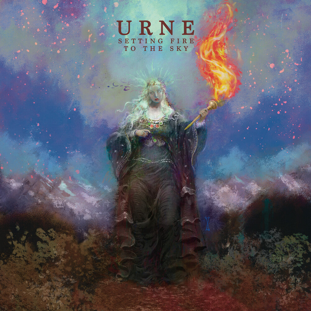 the album cover for URNE - Setting Fire To The Sky