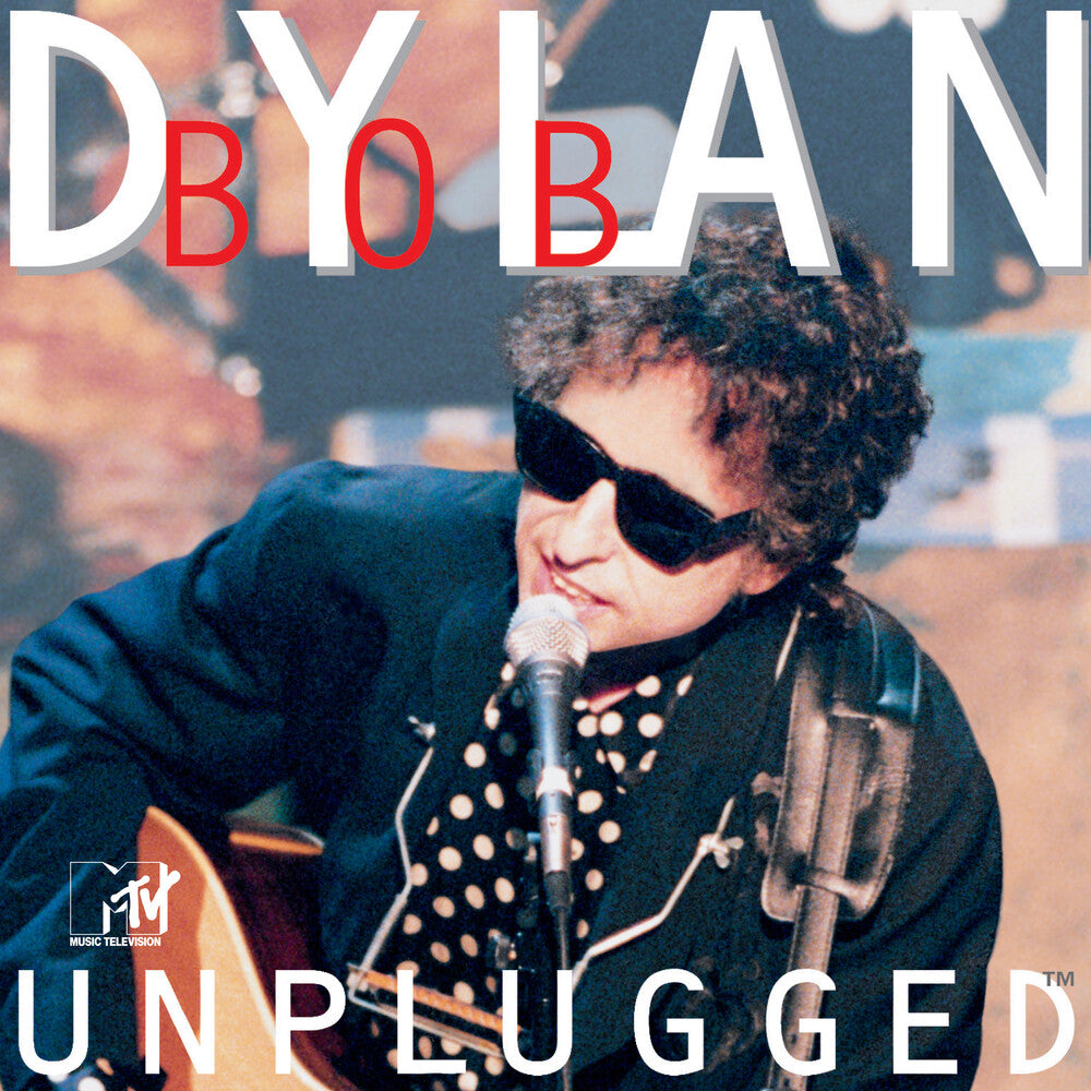 the album cover for Bob Dylan - MTV Unplugged