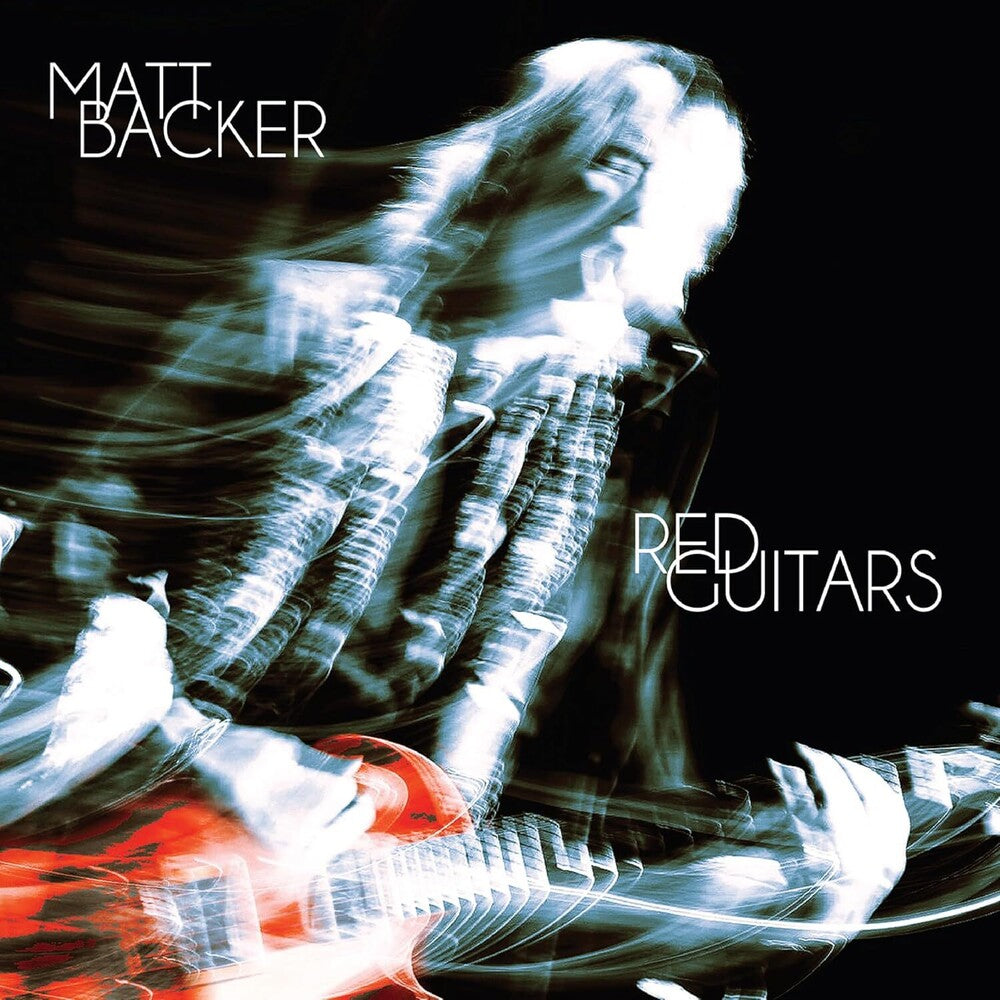 the album cover for Matt Backer - Red Guitars (Uk)