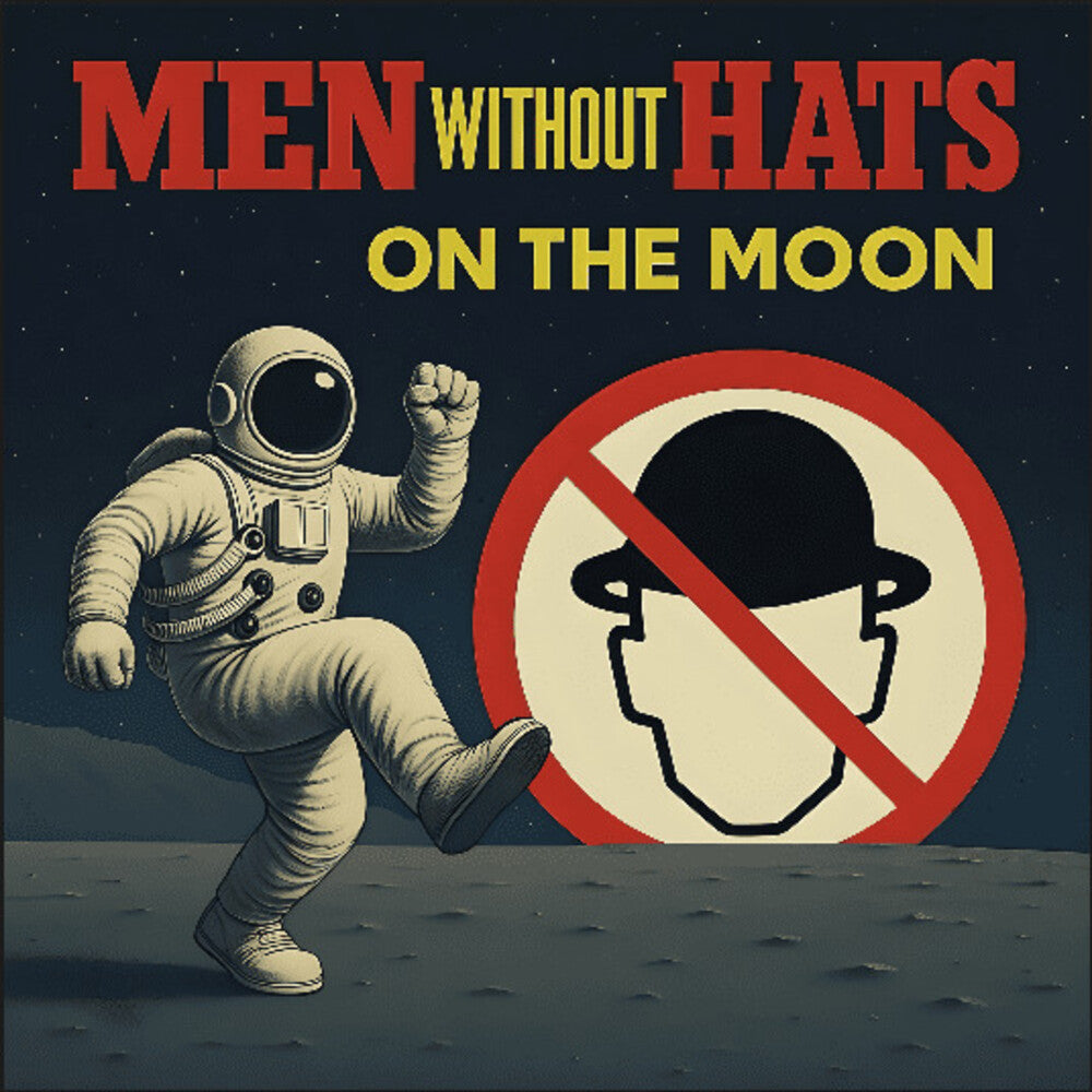 the album cover for Men Without Hats - On The Moon (Can)