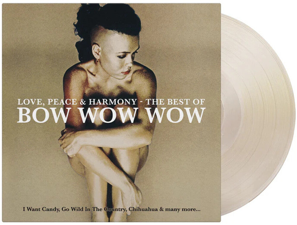 the album cover for Bow Wow Wow - Love Peace & Harmony: The Best Of Bow Wow Wow