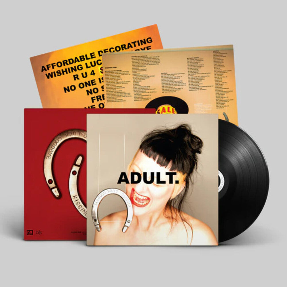 the album cover for ADULT. - Kissing Luck Goodbye (Uk)