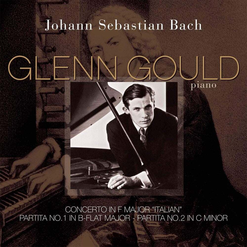 the album cover for Bach / Gould, Glenn - Bach: Italian Concerto - Ltd 180gm Gold Vinyl