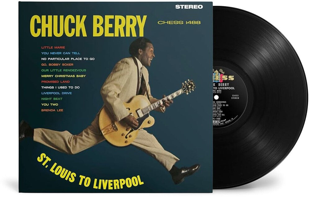 the album cover for Cherry Berry - St. Louis To Liverpool (Chess Acoustic Sounds Series)