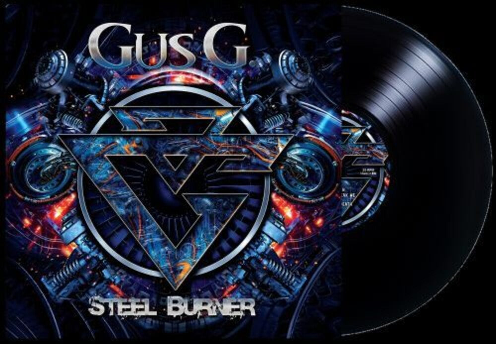 the album cover for Gus G. - Steel Burner