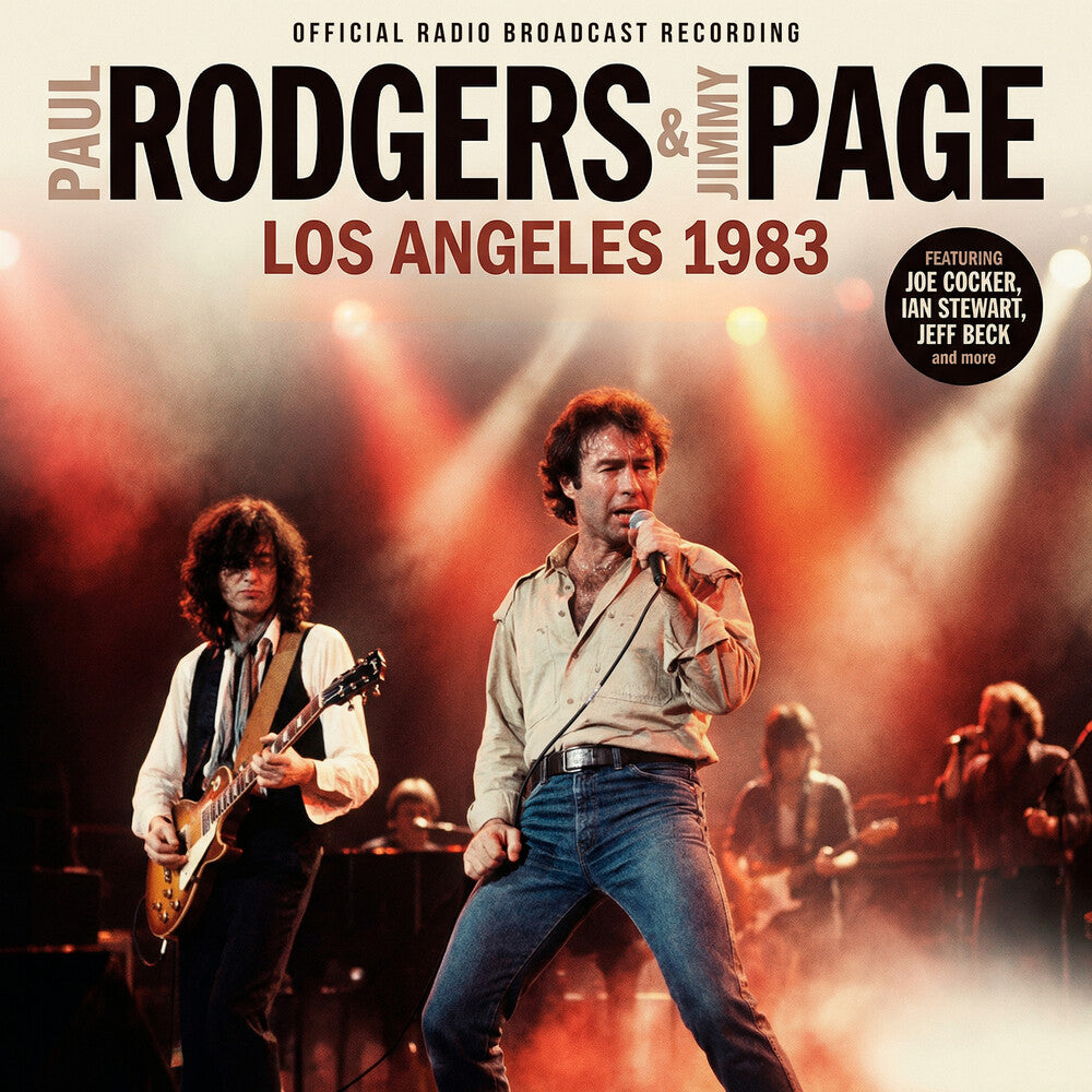 the album cover for Paul Rodgers / Page,Jimmy - Los Angeles 1983