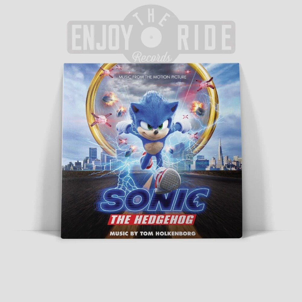 the album cover for Tom Holkenborg (Colv) (Hol) - Sonic The Hedgehog - Game O.S.T. - Colored Vinyl