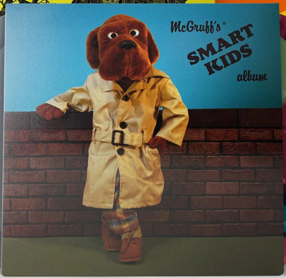 the album cover for Mcgruff (Blk) (Colv) (Dlx) (Gate) (Ltd) (Wht) - Mcgruff Smart Kids Album - Black & White Vinyl