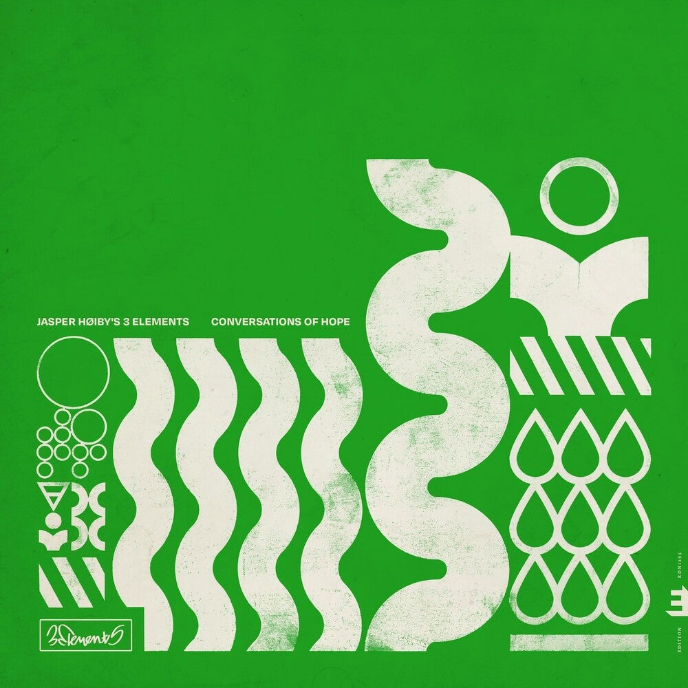 the album cover for Jasper Hoiby - 3elements: Conversations Of Hope - Marble Green