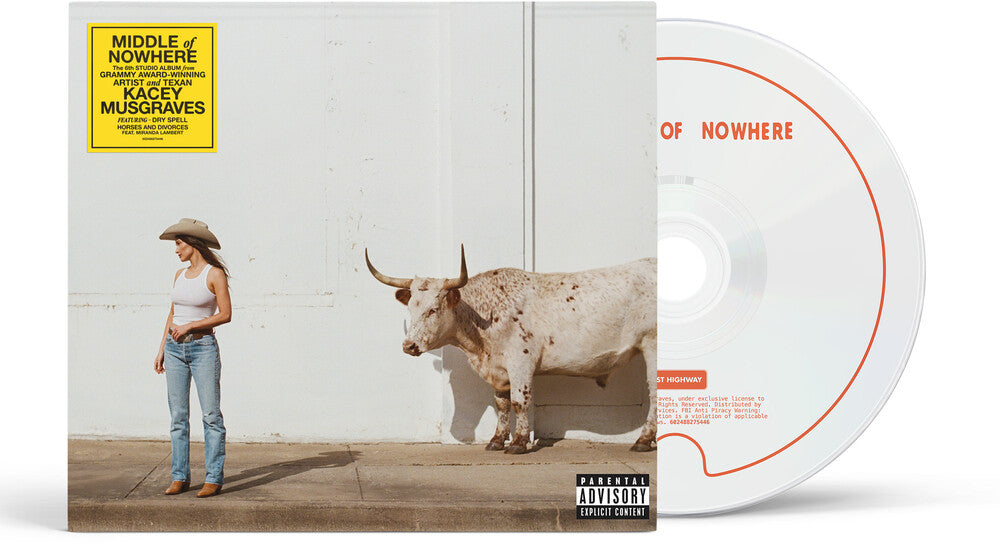 the album cover for Kacey Musgraves - Middle of Nowhere