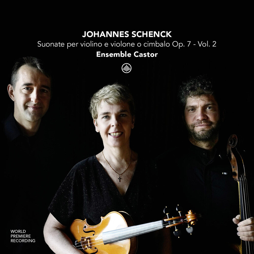 the album cover for Ensemble Castor - Suonate Per Violino E Violone O Cimbalo Op. 7 Vol.