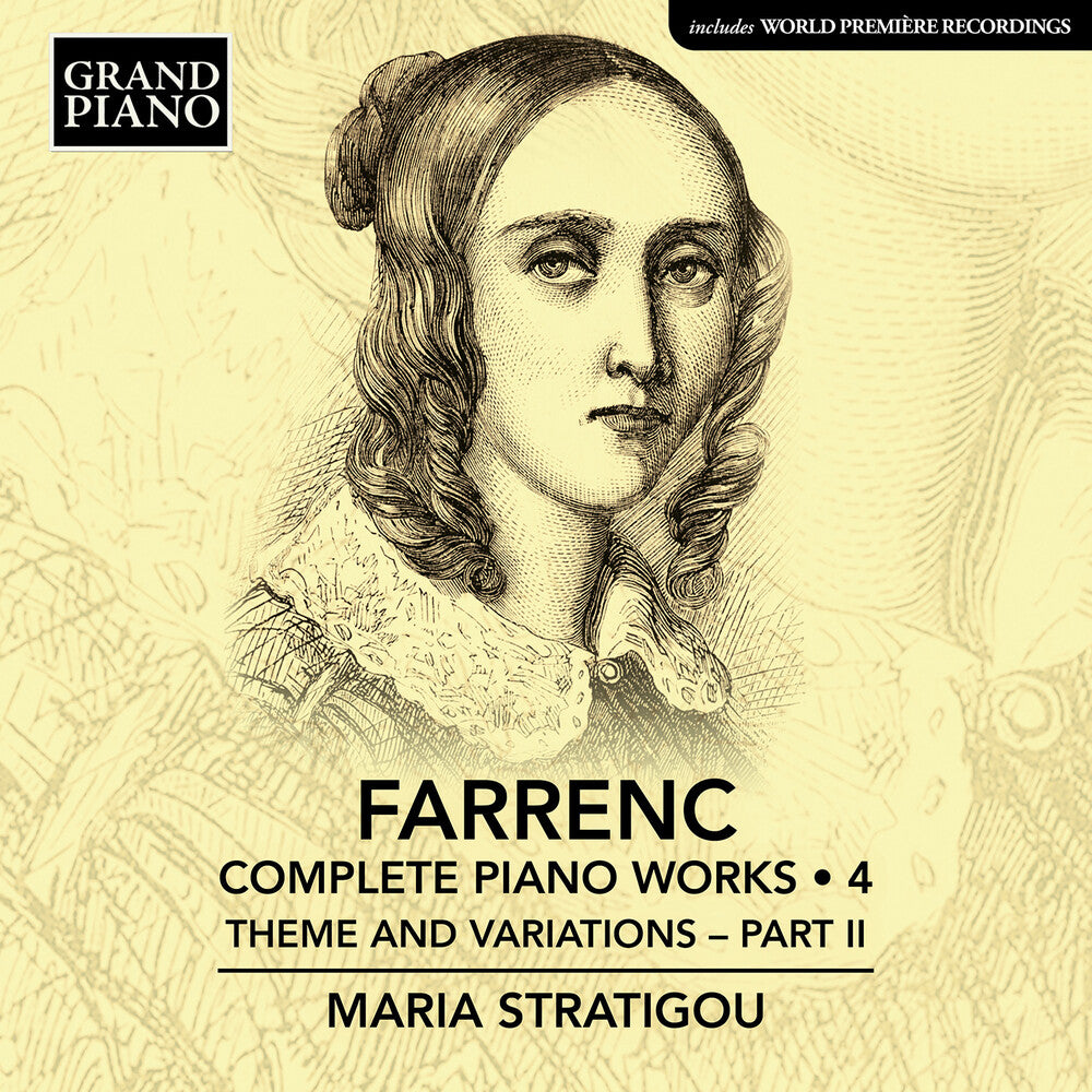 the album cover for Maria Stratigou - Farrenc: Complete Pno Works Vol. 4