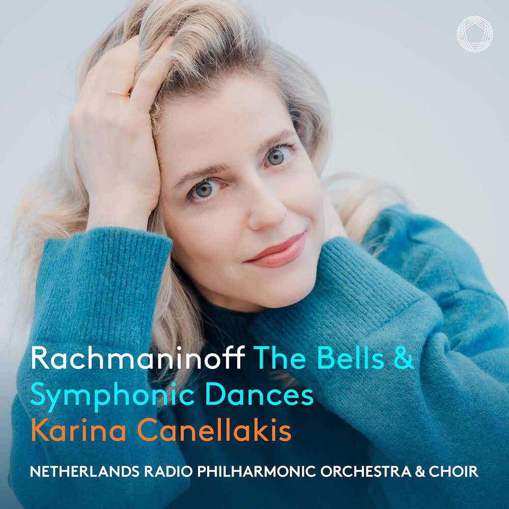 the album cover for Karina Canellakis - Rachmaninoff: Bells & Symphonic Dances